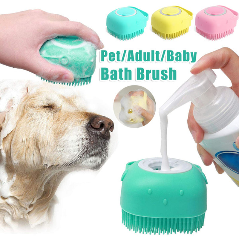 Silicone Dog Bath Massage Gloves - Ultimate Grooming Tool for Dogs & Cats, Perfect for Shampooing & Cleaning!