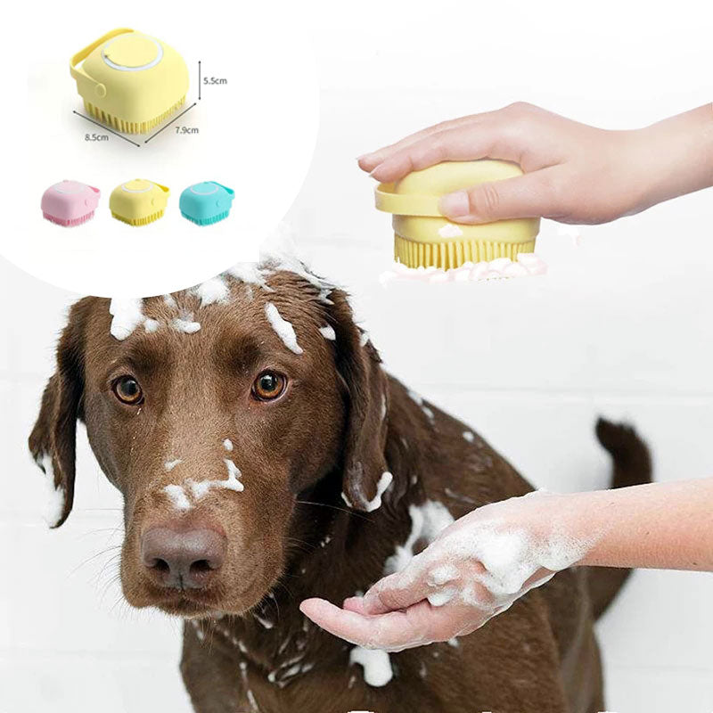Silicone Dog Bath Massage Gloves - Ultimate Grooming Tool for Dogs & Cats, Perfect for Shampooing & Cleaning!