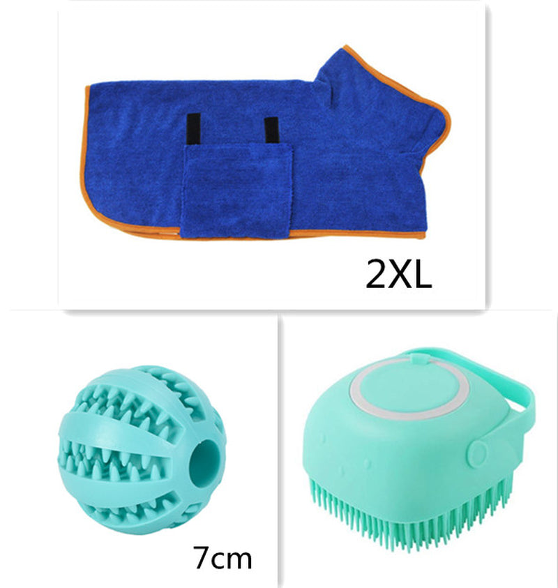 Silicone Dog Bath Massage Gloves - Ultimate Grooming Tool for Dogs & Cats, Perfect for Shampooing & Cleaning!
