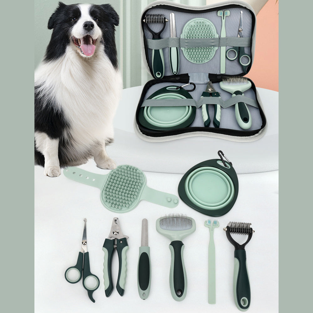 Professional Cordless Dog Clippers - Quiet Grooming Kit for Thick Coats, Low Noise Trimmer for Dogs & Cats