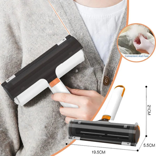 2 in 1 Pet Hair Removal Roller Multifunctional Portable Washable Hair Removal Brush Pet Supplies