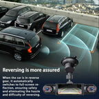 4-Channel Dash Cam,(Not Wireless) 1080P Full HD Front+720P Rear Left Right Coverage, Requires Charging to Use,Super Night Vision, G-Sensor, with Free 256GB Memory Card, #Summervibes